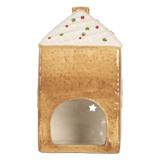 Teelichthalterhaus 9x7x16 cm