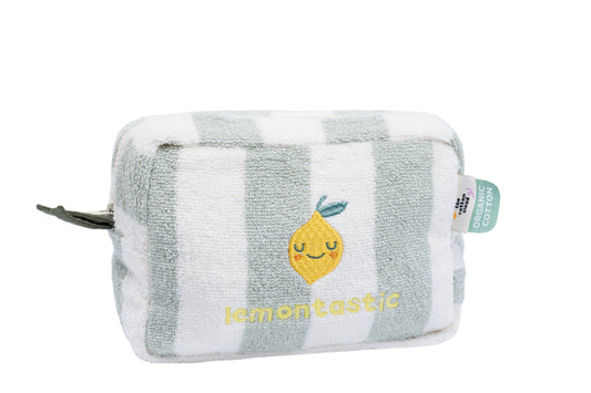 Frottee-Kosmetiktasche Lola Lemon