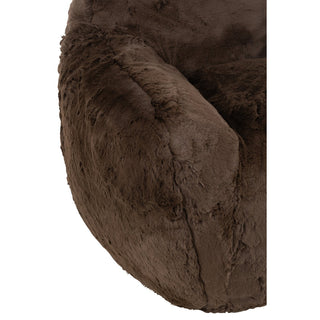 J-Line Sofa Cutie Braun Small – Kompaktes Design-Sofa in warmem Braun für modernes Wohnen