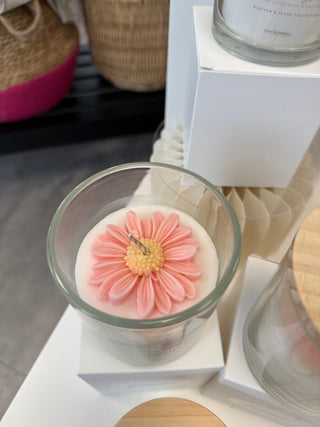 Duftkerze „Pink Poem“ – Sojawachs mit Black-Opium-Duft