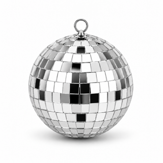 Disco-Kugel Silber – 3, 5, 6 oder 8 cm