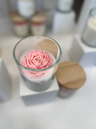 Duftkerze „Peony Blush“ – Sojawachs mit Pfingstrose & Coco Mademoiselle Duftnote
