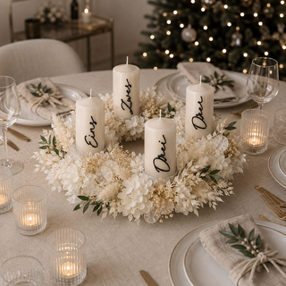 DIY-Set Adventskranz aus Trockenblumen – inkl. Materialien & Anleitung zum Selbermachen