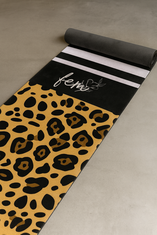 Yoga Matte / Sportmatte Leo print stripes