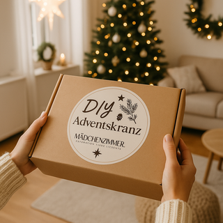 DIY-Set Adventskranz aus Trockenblumen – inkl. Materialien & Anleitung zum Selbermachen