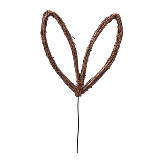 Deko Zweige „Hasenohren“ aus Rebe 41 cm – Natürliche Osterdekoration