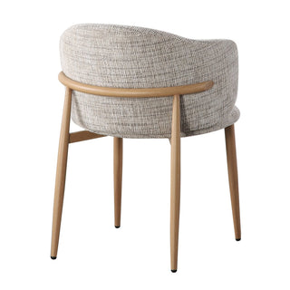Pole to Pole Osaka Chair Beige – moderner Japandi Esszimmersessel (2er-Set)