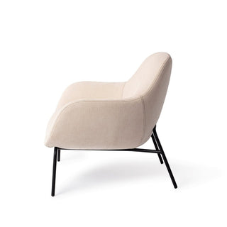 Jesper Home Loungesessel aus Stoff – moderner Design Sessel in Grau, Beige & Flieder