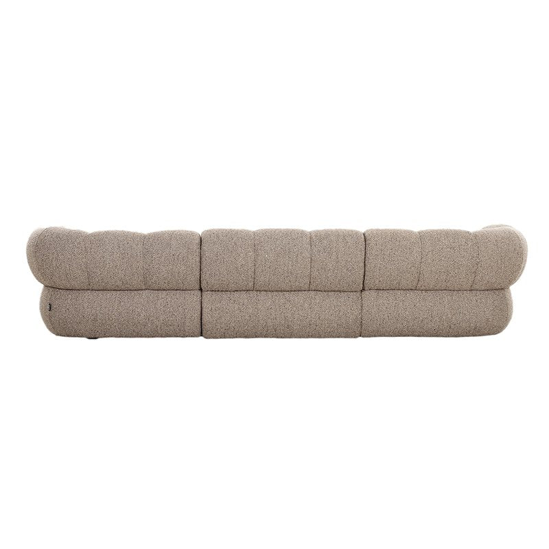 Sofa New York 4-Sitzer (rechte Lounge) Sand Boucle