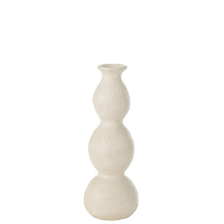 J-Line Kerzenhalter Beige 29,5 cm – Eleganter Design Kerzenständer aus – MÄDCHENZIMMER