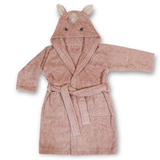 Achaia Frottee-Bademantel – Einhorn