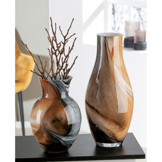 GILDE HANDWERK Glasvase – Stilvolle Eleganz für jede Einrichtung (H 26 cm)