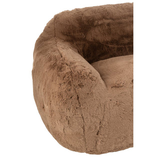 J-Line Sofa Cutie Taupe Large – Modernes Design-Sofa in Grau mit stilvollem Komfort