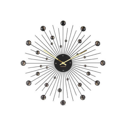 Wanduhr Sunburst groß