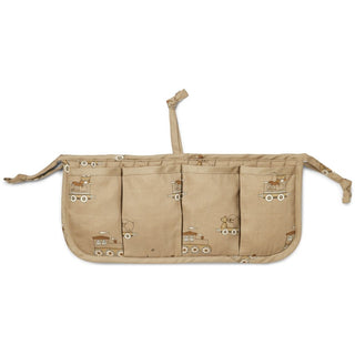 Betttasche aus Bio-Baumwolle – Carnival Train – Nuuroo