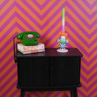 Gestapelte Candy-Kerzenhalter – Bunter Kerzenhalter im Süßigkeiten-Look | Housevitamin-11x11x18cm