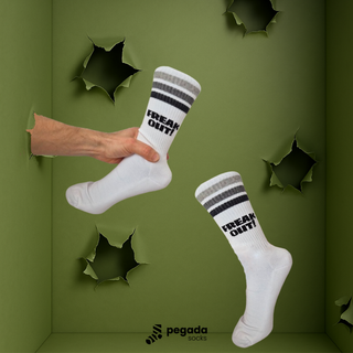 Freak Out Sportsocken – Gepolsterte Fitness & Gym Socken aus Baumwolle