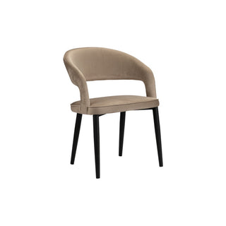 Pole to Pole Tusk Chair – Moderner Polsterstuhl mit Metallgestell (2er-Set)