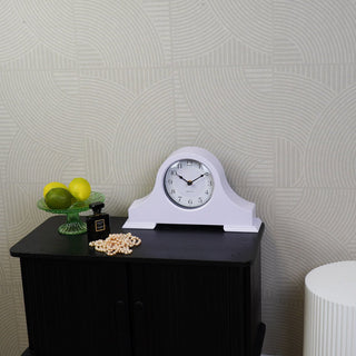 Housevitamin Manteluhr modern im Vintage-Design – 36 cm