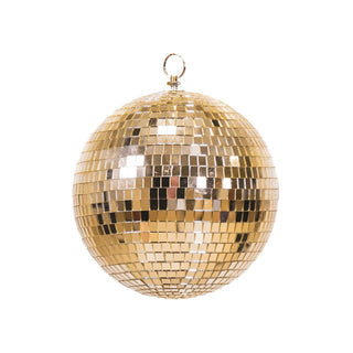 Weihnachtsdekoration - Weihnachtshänger - Discokugel - Schaumstoff - Gold - 25x25x25cm