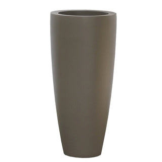 Kentucky Pflanzentopf Taupe 80 cm – große moderne Vase für Pflanzen & stilvolle Wohnaccessoires