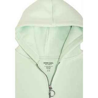 Oversized Boxy Fit Hoodie mit Rückprint – Statement Sweatshirt aus Bio-Baumwolle | GOOD GIRL BAD HABITS
