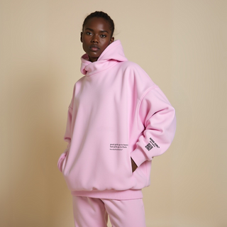 Hybrid Hoodie mit abnehmbarer Kapuze – Oversized Sweatshirt mit Statement Print | GOOD GIRL BAD HABITS