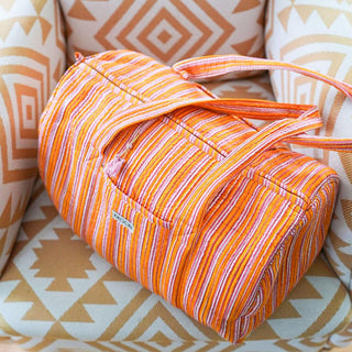 Handgemachte Baumwolltasche "Stripes"