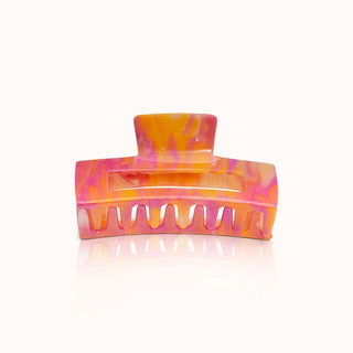 Haarklammer XL Sorbet Orange-Pink
