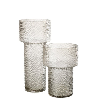 J-Line Vase Betty Glas Transparent 45 cm – Große Design Vase