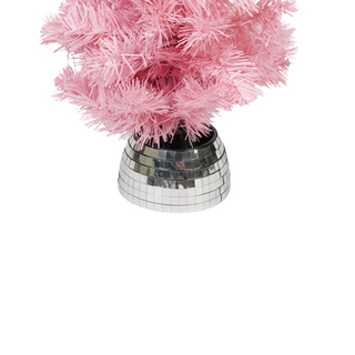 Künstlicher Baum – Weihnachtsbaum – LED-Licht – Batterie – Rosa – 50 cm