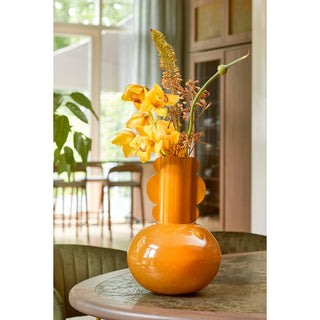 Vase - Boyd  H36 x Ø25 cm - Metall - Braun