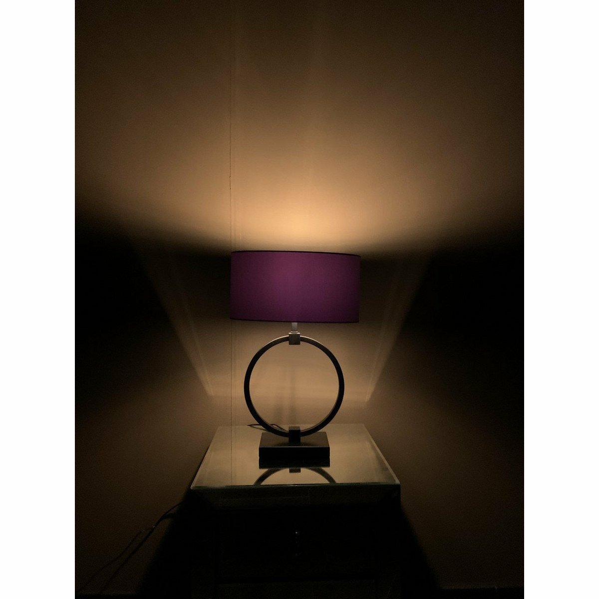 Ring lamp Black S