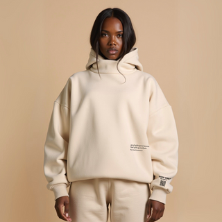 Hybrid Hoodie mit abnehmbarer Kapuze – Oversized Sweatshirt mit Statement Print | GOOD GIRL BAD HABITS