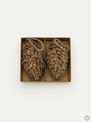 Anhänger-Set | PINETRA | Kiefernzapfen aus Schalen