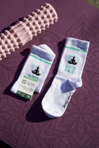Yoga Babe Socken One Size – stylische Yoga Socken mit Sportsohle in Einheitsgröße