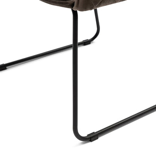 Esszimmerstuhl Frisco mit Armlehne dunkelbraun