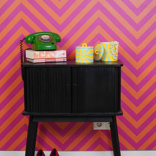 Candy Swirl Dekoglas mit Deckel – Buntes Aufbewahrungsglas im Wirbel-Design | Housevitamin - Gelb/Mint - 11x11x14,5 cm