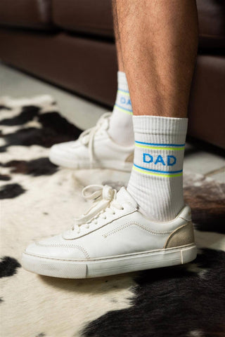 Neon Socken Family Look Einheitsgröße – Mom Dad Sis Bro | Statement Socken modern Geschenkidee