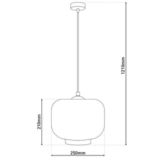 Pendelleuchte "VASO", Retro, Hängelampe, Metall und Rauchglas in Anthrazit, E27-Fassung, für Esszimmer, Wohnzimmer, Diele oder Büro, mit einem Øvon 25 cm