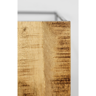 2-teiliges Pflanzenständer-Set - Mangoholz/Eisen