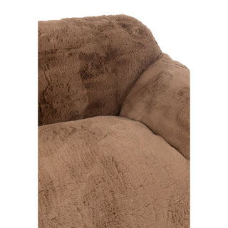 J-Line Sofa Cutie Taupe Large – Modernes Design-Sofa in Grau mit stilvollem Komfort