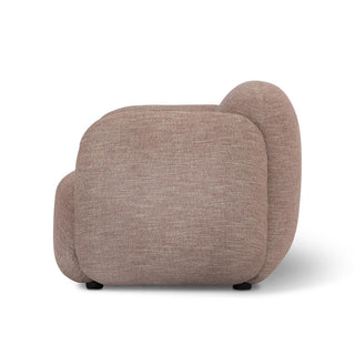 Jesper Home XXL Loungesessel – moderner Design Sessel in Anthrazit, Braun & Purple