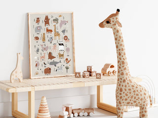 Alphabet Poster Tiere