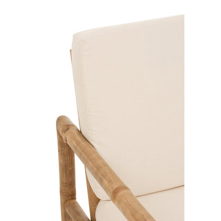 J-Line Rattan Lounge Sitz Braun – Elegantes Design-Sitzmöbel aus Rattan für stilvolles Wohnen