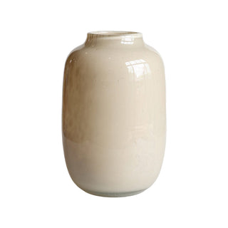 Vase The World Artic Elite Beige – mundgeblasene Glasvase