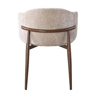 Pole to Pole Osaka Chair Beige – Japandi Esszimmersessel mit Armlehnen (2er-Set)