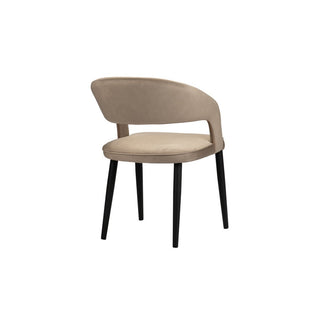 Pole to Pole Tusk Chair – Moderner Polsterstuhl mit Metallgestell (2er-Set)