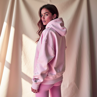 Oversized Boxy Fit Hoodie mit Rückprint – Statement Sweatshirt aus Bio-Baumwolle | GOOD GIRL BAD HABITS