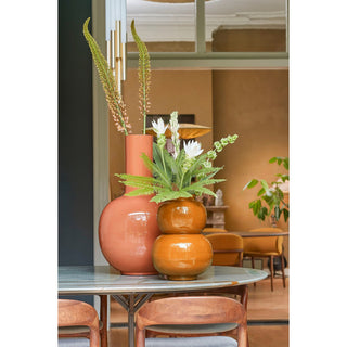 Boyd Vase  – Metall – Braun